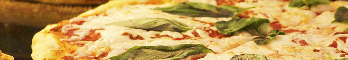 Eating Italian Pizza at Bella Rosa Pizzaria Restaurant restaurant in Monroe, CT.